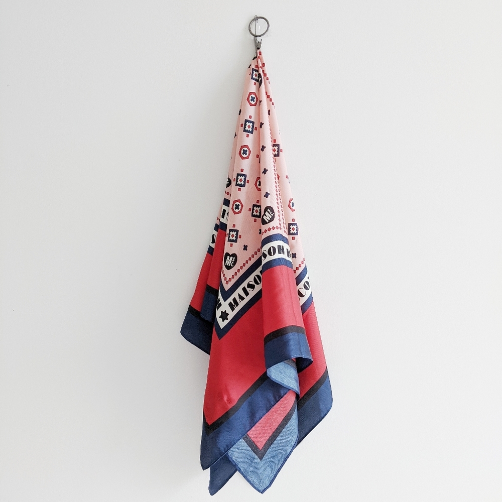 Maison de Scotch large square scarf